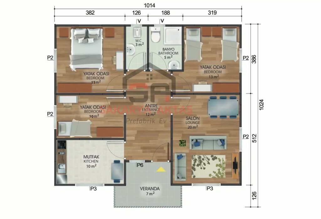 tek-katli-prefabrik-ev-uc-arti-bir-95-metre-kare-plan